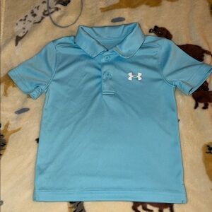 Under Armour Kids Light Blue Polo Shirt